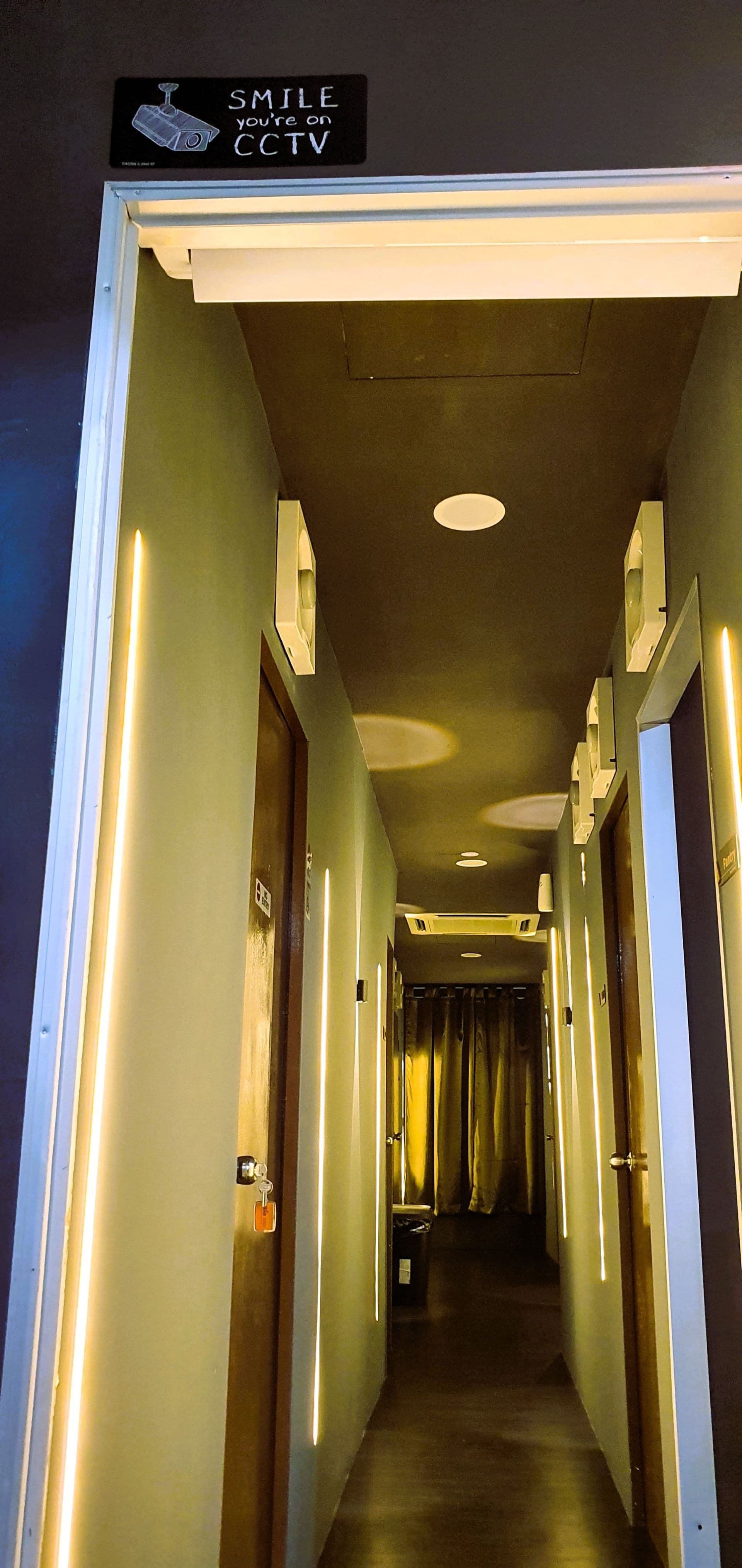 Hostel corridor — another view