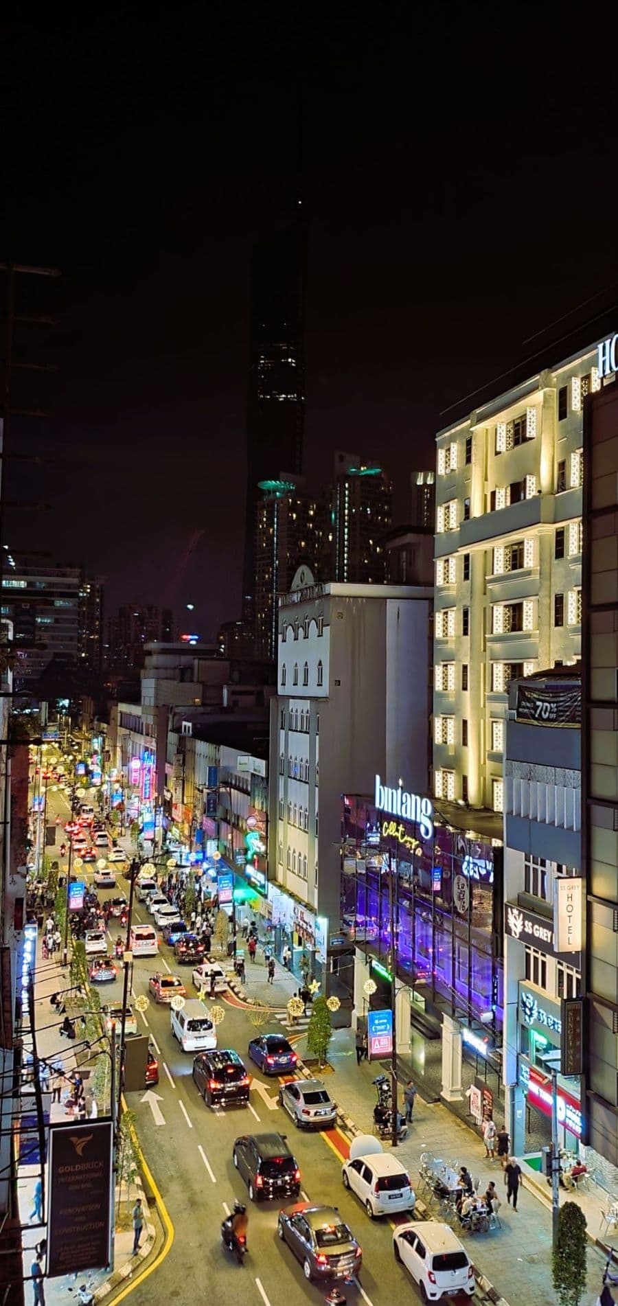 Rooftop terrace with KL skyline view