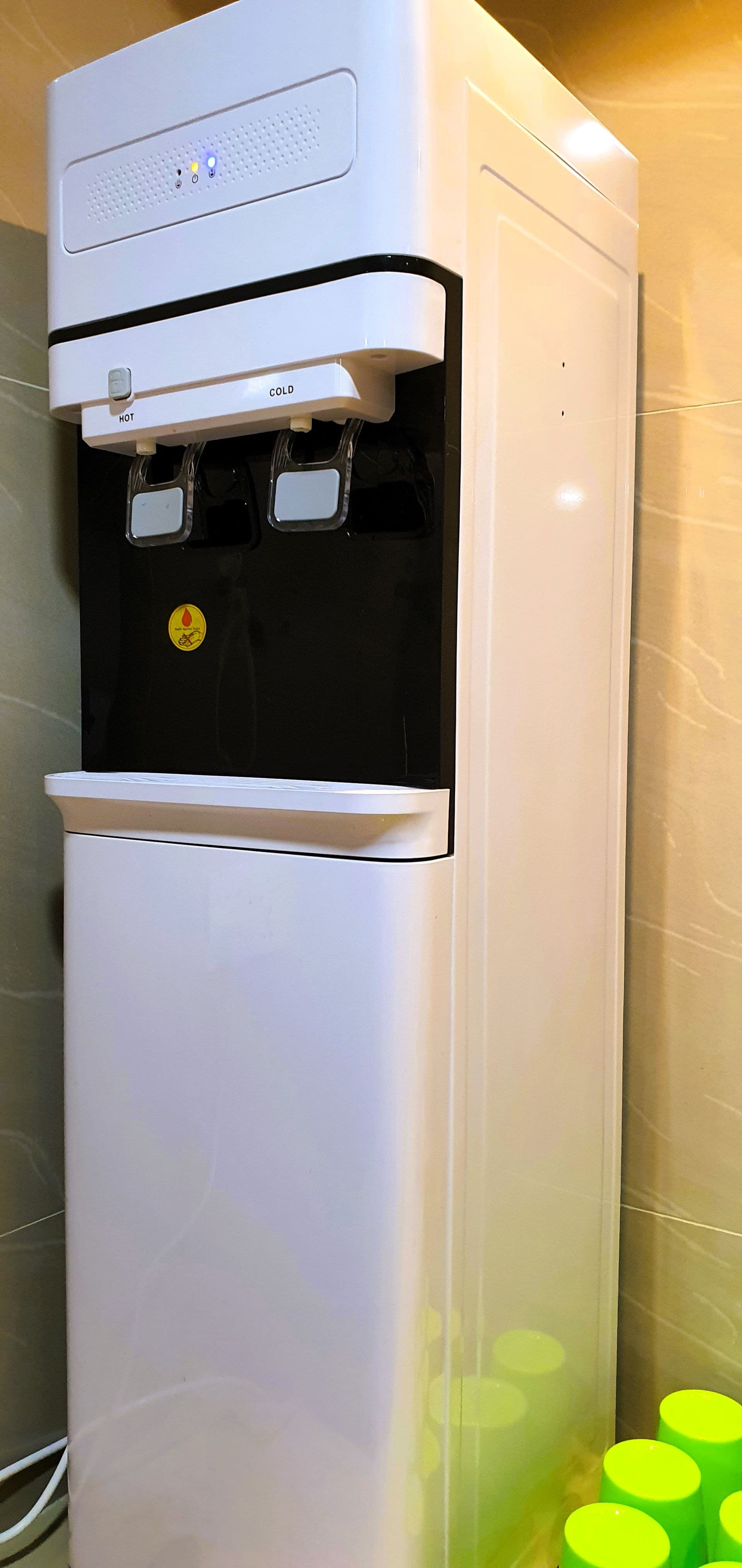 Filtered water dispenser — another view
